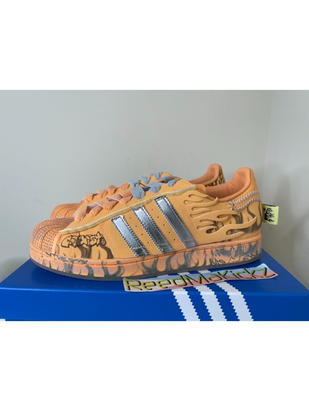 Adidas Superstar x Hellstar Hazy Orange Creamsicle Mens Sizes LA1501